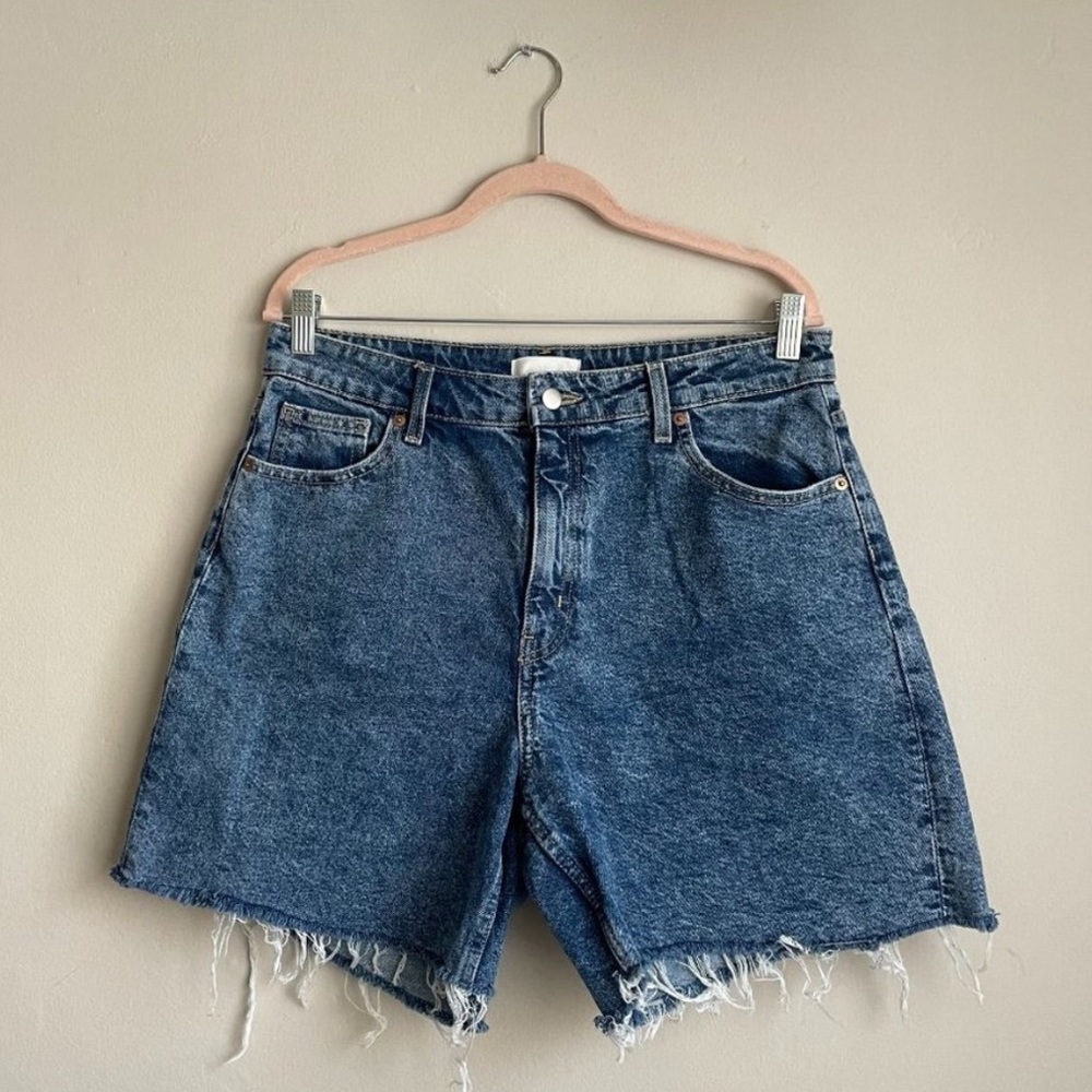 H&M Dark Wash Vintage-Inspired Shorts | Size 12